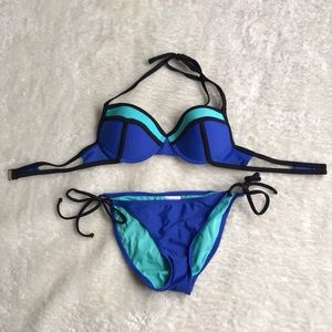 🌸Color block bikini